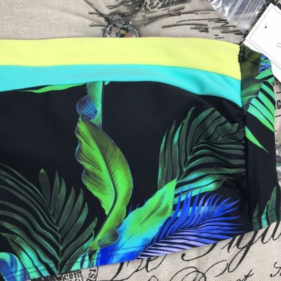 Salt + Cove Juniors' Tropic Glo Bandeau Bikini Top - Picture 7 of 8